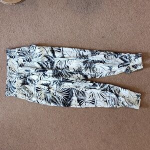 Aerie Women's M Medium Fabric Lounge Pants Tassel Draw Strings Polyester Cotton